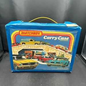 Matchbox Carry Case Vintage 1978 Missing One Layer 24‎ Toy Car Storage Organizer